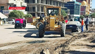 تطوير شارع 23 يوليو ببسيون.. اللواء أشرف الجندي يتابع طفرة الخدمات بالمراكز 6 تطوير شارع 23 يوليو بمدينة بسيون