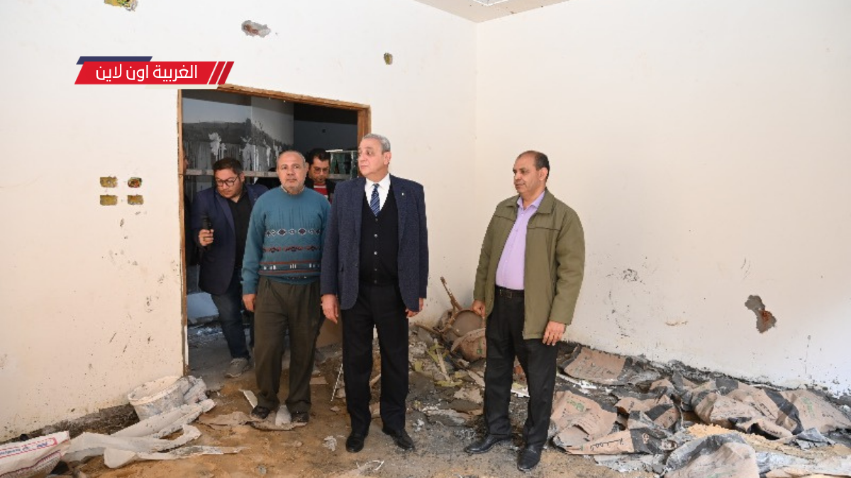 أعمال إنشاء مبنى ديوان محافظة الغربية الجديد بحضور اللواء أشرف الجندي.