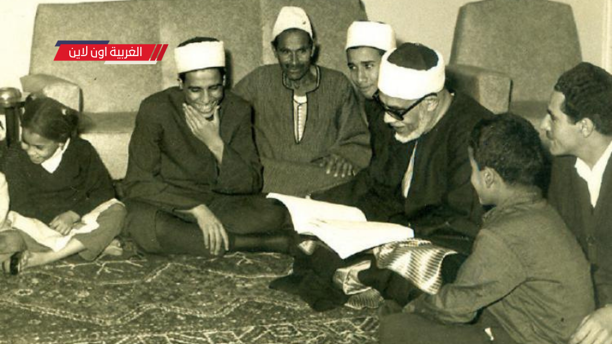 فضيلة الشيخ محمود خليل الحصري ابن قرية شبرا النملة بمحافظة الغربية