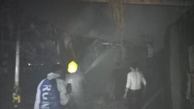 حريق مزرعة دواجن في الغربية فى قريه سامول طنطا