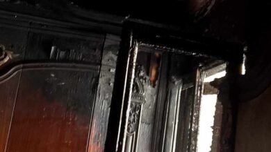 تشرد اسرة بسبب الصواريخ في طنطا