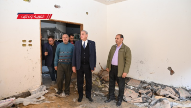 أعمال إنشاء مبنى ديوان محافظة الغربية الجديد بحضور اللواء أشرف الجندي.