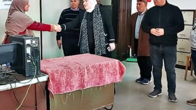 جيهان القطان تبدأ مهامها في "بسيون" بجولة مفاجئة وتوجه برفع كفاءة الخدمات 3 جيهان القطان تبدأ مهامها في "بسيون" بجولة مفاجئة وتوجه برفع كفاءة الخدمات