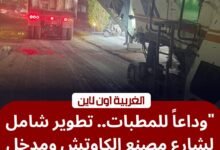 تطوير شارع مصنع الكاوتش بطنطا.. المحافظ يوجه برفع كفاءة المحاور المرورية