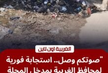 استجابة لـ "السوشيال ميديا".. محافظ الغربية يوجه بتطهير مدخل المحلة الكبرى