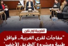 ​تنمية شاملة.. محافظ الغربية يطلق مشروع "الطريق الأخضر" وقوافل طبية بالقرى