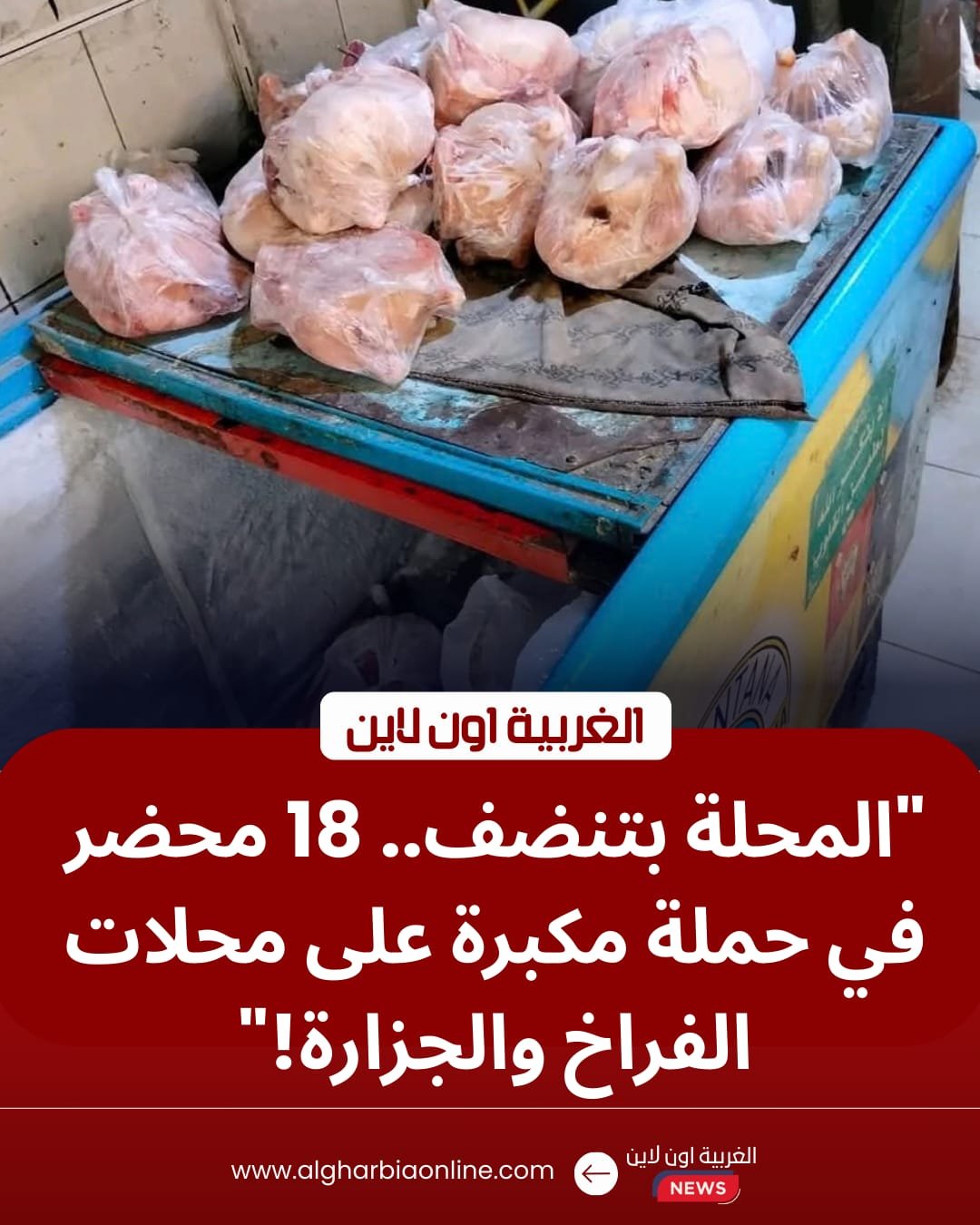 تحرير 18 محضراً في حملة مكبرة على أسواق المحلة الكبرى