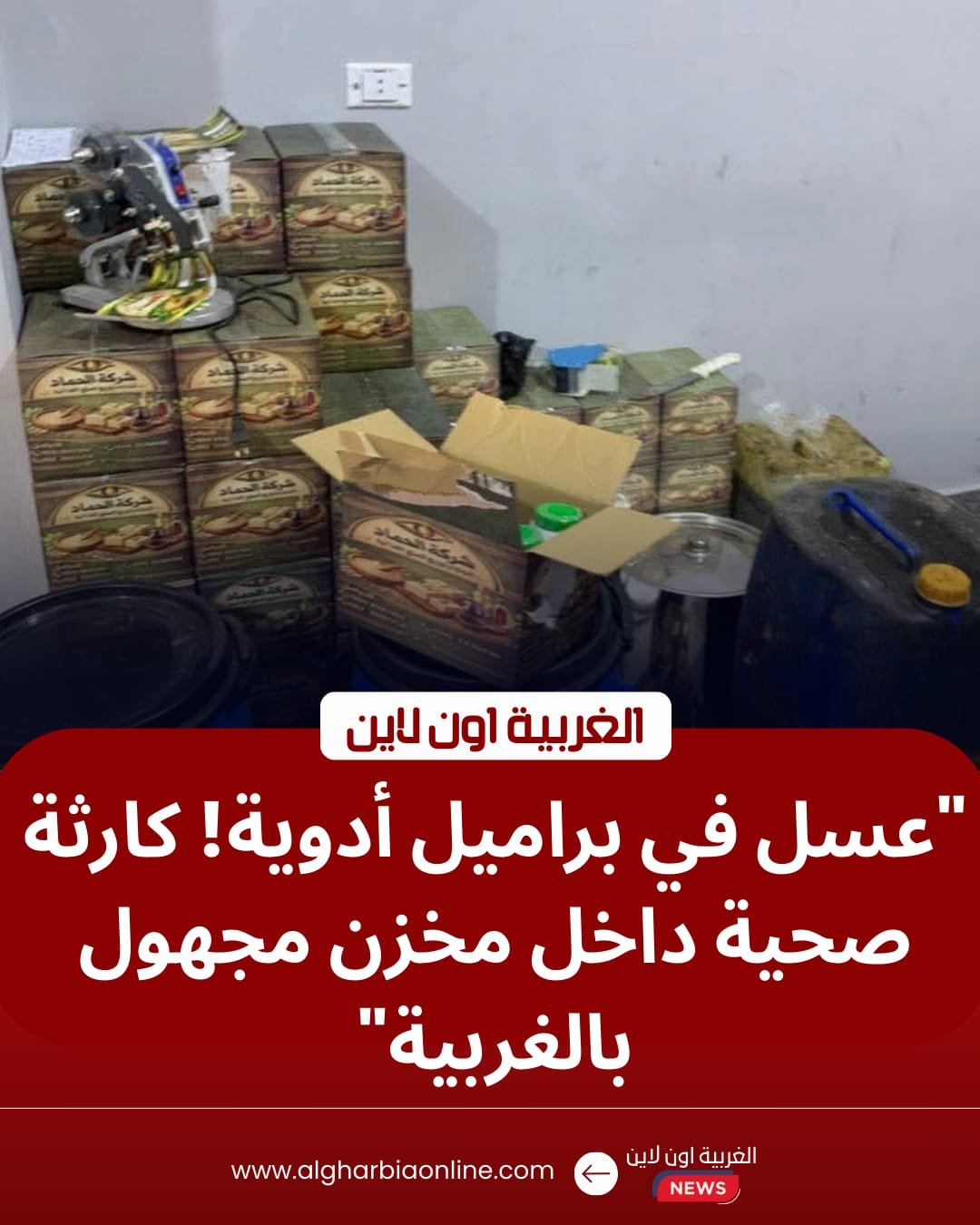 ضربة موجعة لمافيا "بير السلم".. ضبط طحينة وعسل فاسد في محافظة الغربية