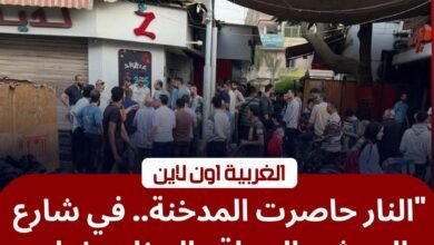 السيطرة على حريق المحلة الكبرى بشارع الجيش دون إصابات