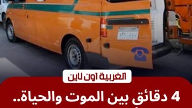 بـ "صدمات القلب".. إسعاف الغربية ينقذ حياة مسن في طنطا خلال احتفالات العيد 2 بـ "صدمات القلب".. إسعاف الغربية ينقذ حياة مسن في طنطا خلال احتفالات العيد