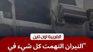 بسبب ماس كهربائي.. "حريق المحلة الكبرى" يلتهم محتويات شقة في حي الششتاوي