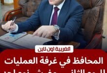 محافظ الغربية يقود غرفة العمليات لليوم الثاني لمواجهة "الأمطار"