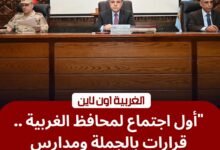 محافظ الغربية يترأس أول اجتماع للمجلس التنفيذي لاعتماد مشروعات تعليمية وخدمية