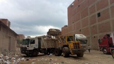 رفع 220 طن مخلفات من شوارع حي ثان طنطا في حملة مكبرة