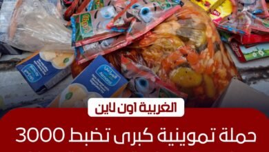 ضبط 3 آلاف عبوة فاسدة.. "تموين الغربية" يضرب بيد من حديد في طنطا والسنطة