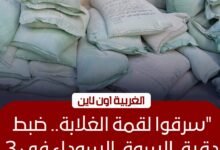 ضبط أصحاب 4 مخابز استولوا على 38 جوال دقيق بلدي مدعم في الغربية