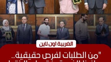 محافظ الغربية يسلم 56 عقد عمل وفرصة تمكين اقتصادي للمواطنين