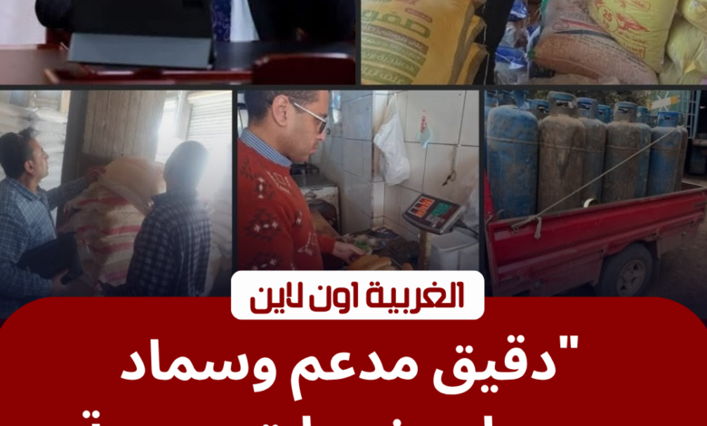 محافظ الغربية يوجه بضربات موجعة لمافيا السوق السوداء بقطور والمراكز 1 حملة تموينية في الغربية لضبط الدقيق المدعم والأسمدة بقطور