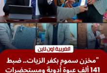 ضبط أدوية ومستحضرات تجميل مغشوشة داخل مخزن بكفر الزيات في الغربية