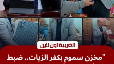 ضبط أدوية ومستحضرات تجميل مغشوشة داخل مخزن بكفر الزيات في الغربية