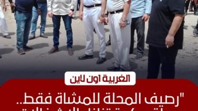 محافظ الغربية يقود حملة مكبرة لرفع إشغالات حي أول المحلة