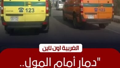 إصابة 4 أشخاص في تصادم ميكروباص وتوك توك أمام مول طنطا