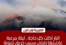 الدفع بـ12 سيارة إطفاء لمحاصرة حريق شونة كتان في زفتى