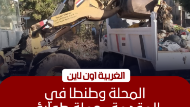 رفع 1100 طن مخلفات وإزالة 17 بؤرة قمامة بالغربية خلال العيد