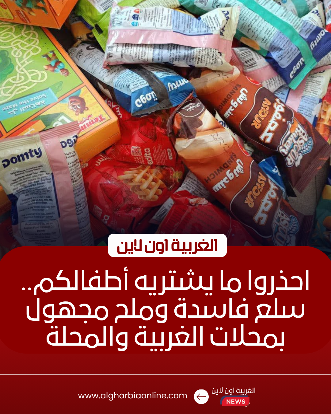 ضبط 2 طن ملح مجهول وتحرير 17 محضرًا في حملة تموينية بالغربية