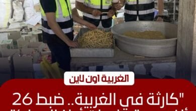 ضبط 26 ألف عبوة حلويات فاسدة داخل مصنع غير مرخص بالغربية