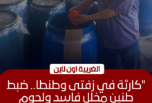 ضبط 2 طن مخللات ولحوم فاسدة في الغربية خلال حملة مكبرة