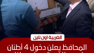 وصول 4 أطنان من لحوم الصكوك لتوزيعها في الغربية اليوم