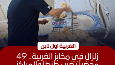 تحرير 49 محضرًا لمخابز بلدية في حملة موسعة بالغربية