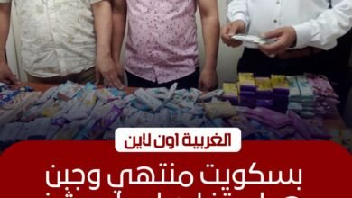 ضبط سلع فاسدة ومجهولة المصدر في حملة تموينية بالمحلة