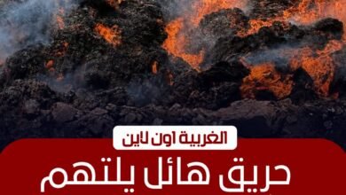 اندلاع حريق هائل في شونة كتان بسمنود واستنفرار الحماية المدنية