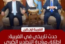 انطلاق مبادرة «مصر تنطلق بالتصدير» من الغربية