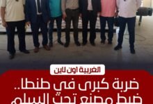ضبط 825 طن أعلاف مغشوشة بمصنع غير مرخص في طنطا