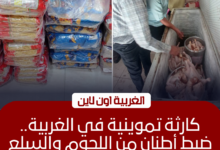 تموين الغربية يضبط 3.5 طن سلع ولحوم مجهولة المصدر