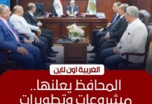تعزيز المشروعات الخدمية في الغربية خلال لقاء المحافظ ومدير الشركة الوطنية