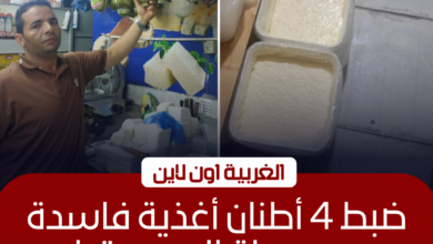 ضبط 4 أطنان سلع فاسدة و1346 عبوة مخالفة بالغربية 4 ضبط 4 أطنان سلع فاسدة و1346 عبوة مخالفة بالغربية
