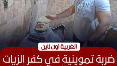 ضبط 25 مخابز مخالفة في كفر الزيات وسمنود والسنطة