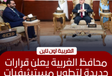 محافظ الغربية يبحث مع مساعد وزير الصحة تطوير المبادرات الطبية