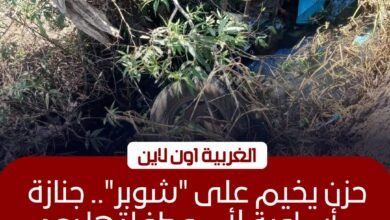 تشييع جثماني أم وطفلتها ضحيتي انقلاب جرار زراعي في طنطا